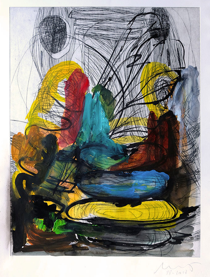 Etchings and Overpainted Etchings